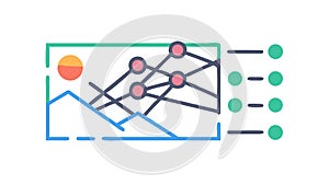 Data Analysis Eye, Information Visualization, Digital Insight, vector design Generative AI