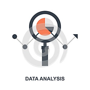 Data Analysis icon concept