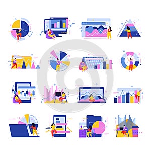 Data Analysis Icons Collection