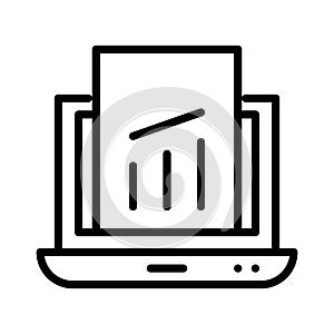 Data analysis Isolated Vector icon which can easily modify or edit