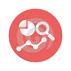 Data analysis Isolated Vector icon which can easily modify or edit