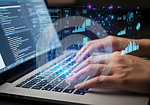 Data Analysis and Technology Concept