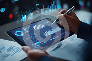 Data analysis using a tablet