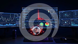 Data Analysis and Visualization on Multiple Monitors