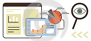 Data Analysis and Visualization Tools with Interactive Charts and Graphs