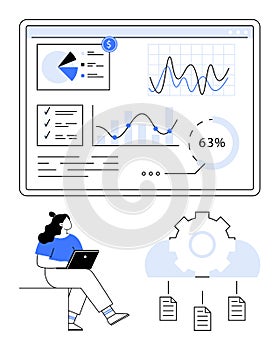 Data Analysis and Workflow Automation with Interactive Charts and File Integration