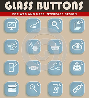 Data analytic simply icons