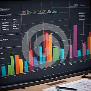 Data analytics automated with AI technology. Businessman use laptop and dashboard for Automating Data Management