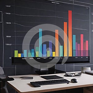 Data analytics automated with AI technology. Businessman use laptop and dashboard for Automating Data Management