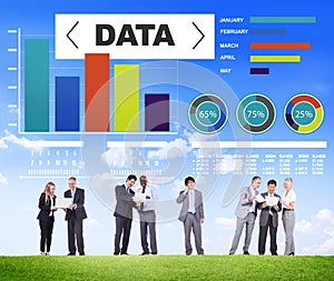 Data Analytics Chart Performance Pattern Statistics Information