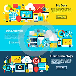 Data Analytics Horizontal Banners