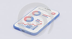 Data Analytics Mobile App Interface