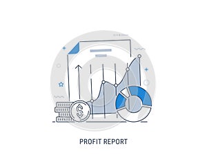 Data analytics and profit report