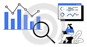 Data Analytics and Visualization with Graphs, Charts, and Analytics Dashboard