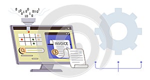 Data Automation System for Invoice Processing and Workflow Optimization
