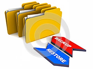 Data backup restore photo