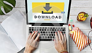 Data Backup Storage SYNC Digital Server Internet Concept