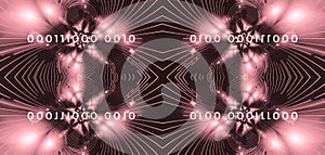 Data Binary Code 000111 Abstract