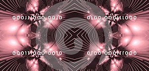 Data Binary Code 000111 Abstract