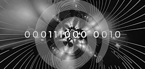 Data Binary Code 000111 Abstract