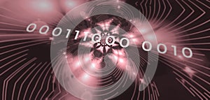 Data Binary Code 000111 Abstract