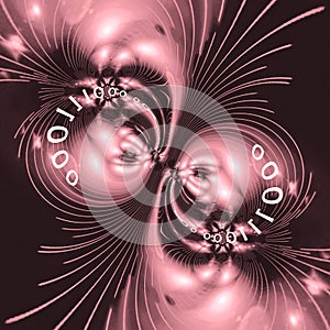 Data Binary Code 000111 Abstract