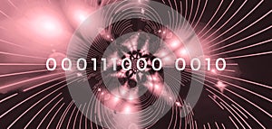 Data Binary Code 000111 Abstract