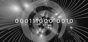 Data Binary Code 000111 Abstract