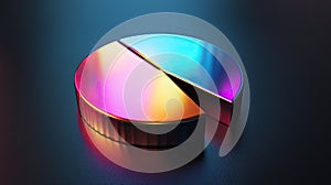 data blinking pie chart