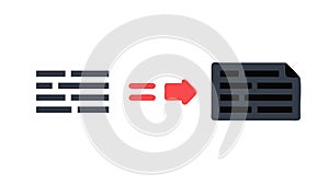 Data Block Transfer, Digital Information and Cybersecurity, vector design Generative AI