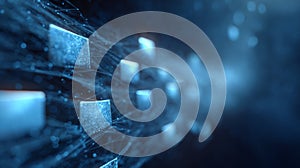 Data blocks creating abstract network connection