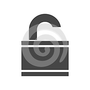 Data breach concept, simple vector icon