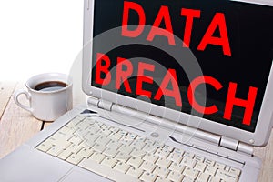 Data Breach, Internet Crime Words Concept