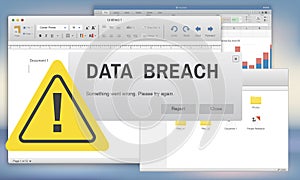 Data Breach Security Confidential Cybercrime Concept