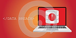 Data breach security warning