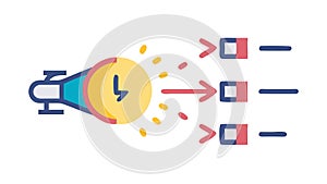 Data Broadcasting and Information Dissemination, vector design Generative AI