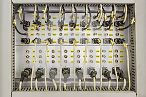 Data cable on panel