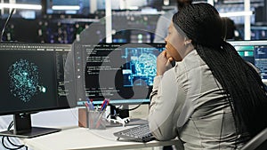 Data center admin does machine learning node tree programming