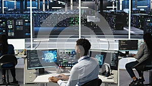 Data center admin using artificial intelligence neural network models