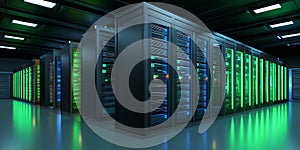 data center, AI generated