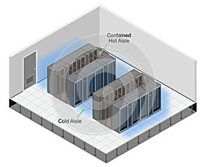 Data Center Air Containment Example photo