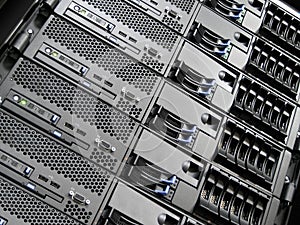 Data Center Computer Servers photo