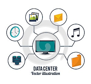 Data center computer service storage