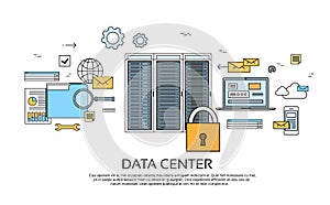 Data Center Hosting Server Computer Device Information