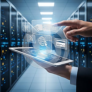 Data Center Logistics and Digital Commerce Network