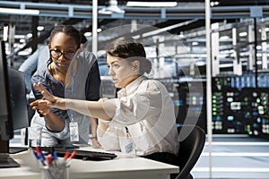 Data center manager supervising engineer