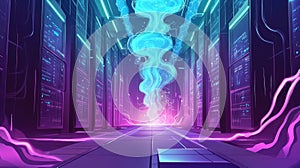 Data center with processing big data cloud