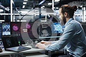 Data center programmer struggling to fix malfunctions while using AI