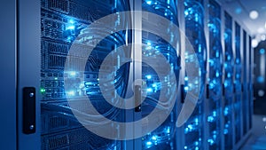 Data Center Server Racks Cloud Computing, IT Infrastructure