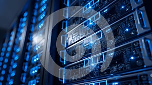 Data Center Server Racks Cloud Computing Infrastructure